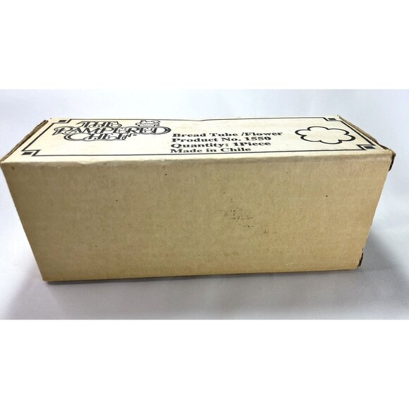 THE PAMPERED CHEF Valtrompia Bread Tube Flower #1550 Holiday Baking Kitchen - Picture 8 of 9